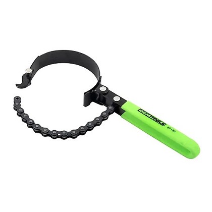 OEM Tools 87163 | Adjustable Oil Filter Chain Wrench 2-1/2 in. to 4-1/2 in.