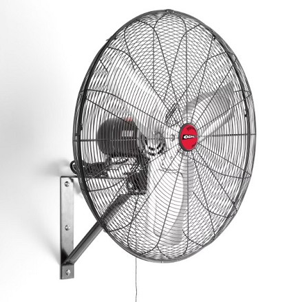OEM Tools OEM24884 | 30-Inch Oscillating Wall-Mount Fan