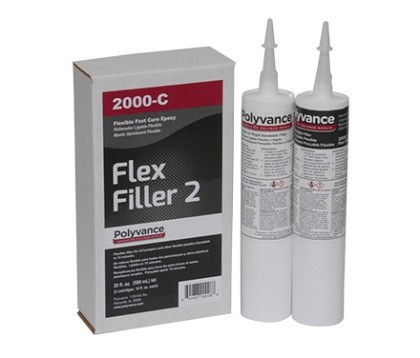 Polyvance 2000-C | Flex-Filler 2 Epoxy Adhesives 10 Fl Oz Cart