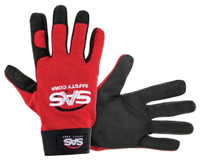 SAS Safety Corp 6673 | Mechanics Pro Tool Glove Red Large