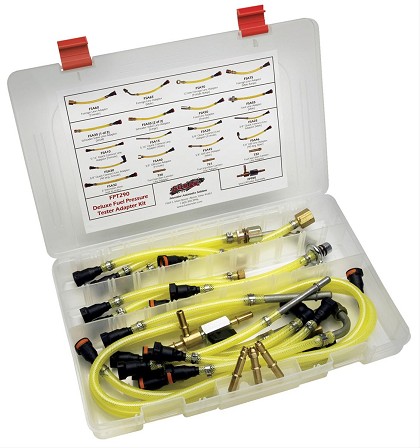S.U.R. and R FPT290 | Deluxe Fuel Pressure Tester Adapter Kit
