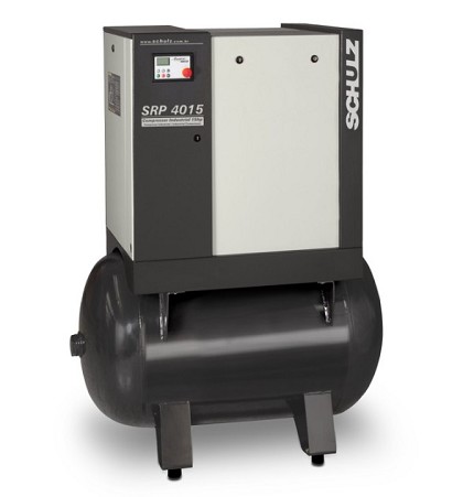 Schulz 970.3455-460 | 15-HP 120-Gallon Rotary Screw Air Compressor 