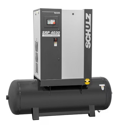 Schulz 970.3907-0 | 30HP / 120 Gallons - 113 CFM - Rotary Screw Compressor 230V Three Phase
