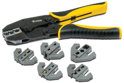 Titan Tools 11950 | 7pc Ratcheting Terminal Crimping Set