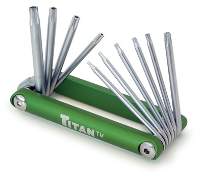 Titan Tools 12710 | 10pc. Tamper Resistant Star Key Set