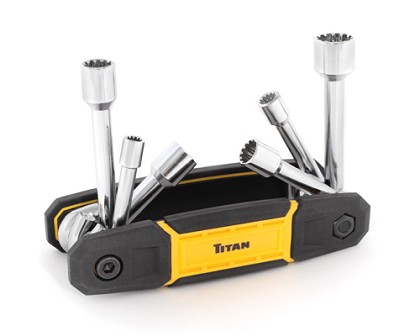 Titan Tools 15219 | 6pc Folding Universal Nut Setter