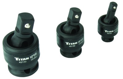 Titan Tools 40160 | 3pc Impact Socket Universal Joint Set