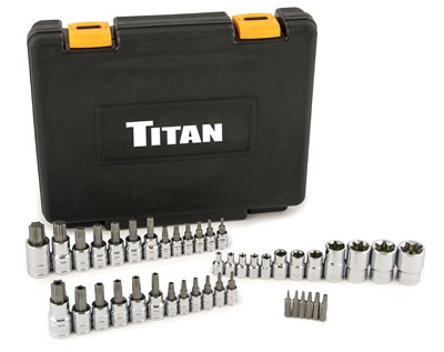 Titan Tools 54137 | 43pc Master Star Bit Socket Set