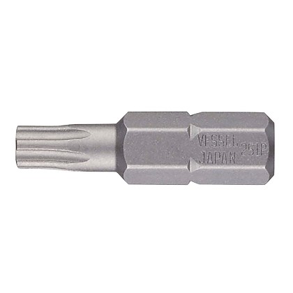 Vessel Tools B33IP2525HP1 | Insert Bit 1/4 Inch Hex, 25IP x 25H