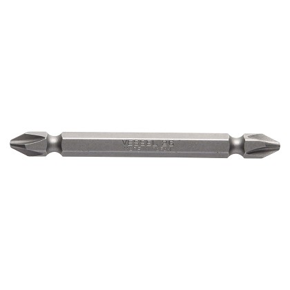 Vessel Tools B43P275GP1 | Double-Ended Bit 1/4