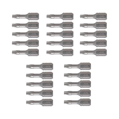 Vessel Tools NTTX15254P25K | Neck Torsion Power Bits, T15 x 25.4 mm, Bulk Pack, 25 Piece