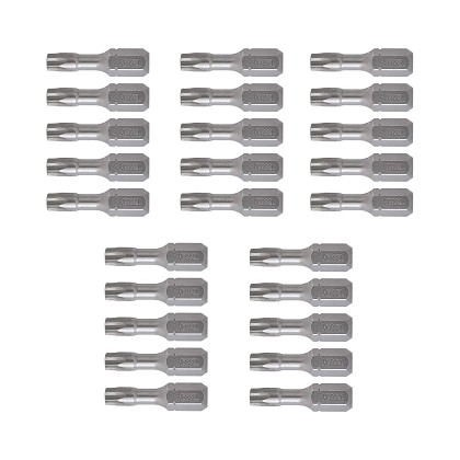 Vessel Tools NTTX30254P25K | Neck Torsion Power Bits, T30 x 25.4 mm, Bulk Pack, 25 Piece