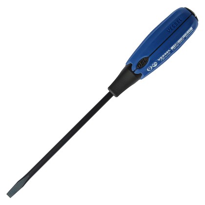 Vessel Tools Usa 730S6150 | SUPER CUSHION Tang-Thru Screwdriver No.730 -6x150