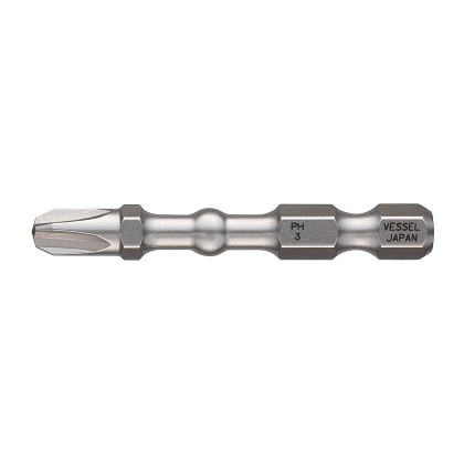 Vessel Tools Usa IBPH350P25K | IMPACT BALL Torsion Bit PH3x50 25 Piece (Bulk)