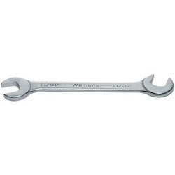 Williams 1112mm | Miniature 15 Degree x 80 Degree Double Head Open End Wrench, 12 mm