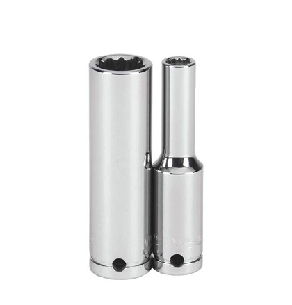 Williams JHW30414-TH | 1/4 Inch Drive Deep T Socket 12 Point 7/16 Inch