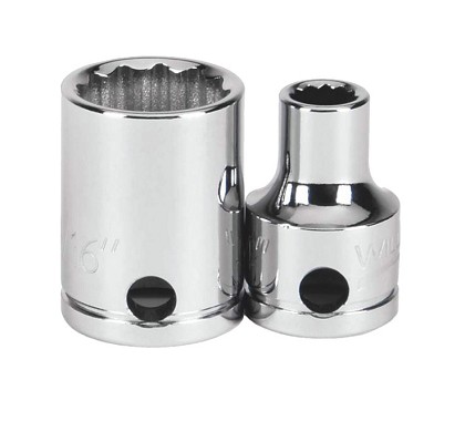 Williams JHW31224-TH | 3/8 Drive Standard T Socket 12 Point 3/4 In