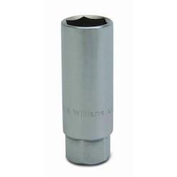 Williams 31301 | 3/8 Drive Spark Plug Socket , High Polished Chrome Finish, 6 Point 5/8