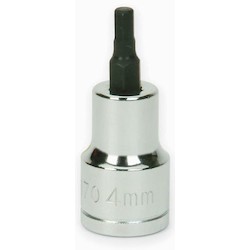 Williams 35172 | 3/8 Drive 6 mm Hex Bit Socket, High Polished Chrome Finish