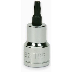 Williams 35186 | 3/8 Drive Torx Bit Socket, High Polished Chrome Finish T45