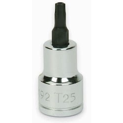 Williams 35197 | 3/8 Drive Tamper Resistant Torx Bit Socket, High Polished Chrome Finish T47