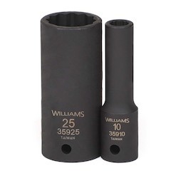 Williams JHW35915 | 1/2 Drive 15MM Deep Impact Socket 12 Point