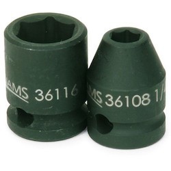 Williams JHW36108 | 1/4 Shallow 6 Point Impact Socket 3/8 Drive