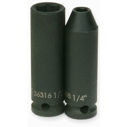 Williams 36308 | 3/8 Drive Deep Impact Socket, 6 Point, 1/4