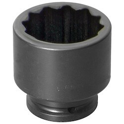 Williams 41182 | 1-1/2 Drive 2-9/16 Standard Impact Socket 12 Point