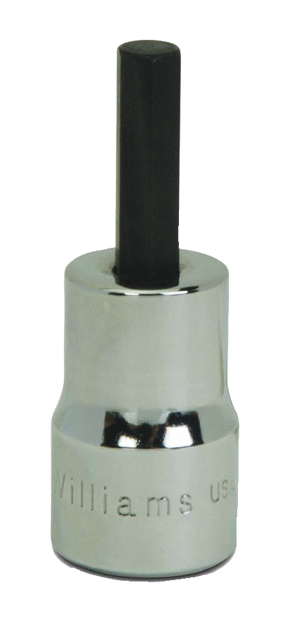 Williams BA-7A | 3/8 Drive Hex Bit Socket, High Polished Chrome Finish, 7/32