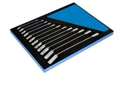 Williams JHWFWS-1152RC | 12 Piece SAE Ratcheting Combination Wrench Set in 1/3 Foam Drawer Insert, Sizes 5/16 Inch to 1 Inch