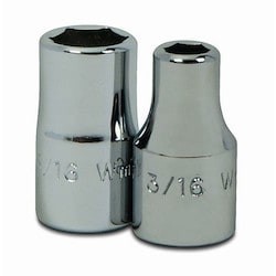 Williams M-604 | 1/4 Drive Shallow Socket, 6 Point, 1/8