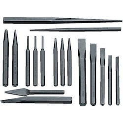 Williams PC-17 | 17 Piece Punch & Chisel Set(Roll)