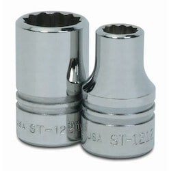 Williams ST-1222 | 1/2 Drive Shallow Socket, 12 Point, 11/16