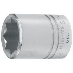 Williams ST-812 | 1/2 Drive Shallow Socket, 8- Point, 3/8