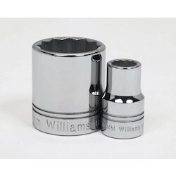 Williams STM-1228 | 1/2 Drive Shallow Socket, 12 Point, 28mm