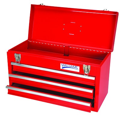 Williams JHWTB-6123B | 21 Inch 3 Drawer Tool Box Red