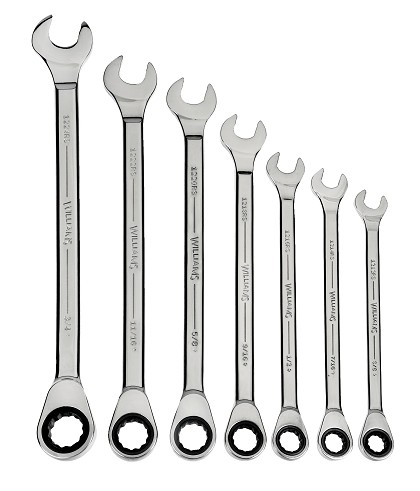 Williams JHWWS1170RS | 7 PC Standard Rat Wrench Set 3/8-3/4