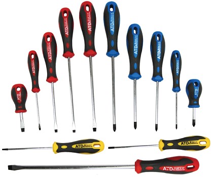 ATD Tools 6255 | 13 Pc. Professional Screwdriver Set