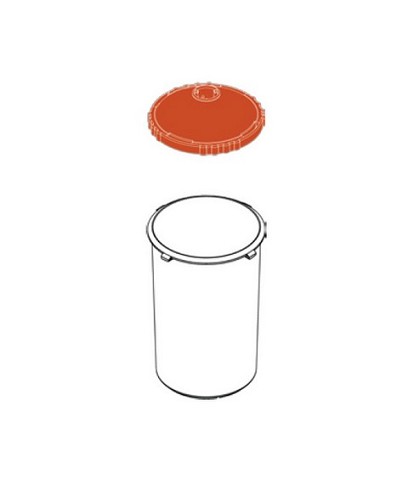 Devilbiss 802232 | 34 OZ/ 1000 ml Sleeve and Lid Holder Kit 2 DPV-608