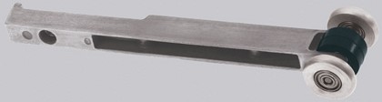 Dynabrade 11322 | Contact Arm Assembly, 5/8 Inch Diameter x 3/8 Inch Width, Rubber Wheel, with Guide Wheels