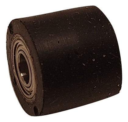 Dynabrade 11364 | Contact Wheel Assembly, 7/16 Inch Dia. x 3/8 Inch Width x 1/4 Inch Inside Dia., Crown Face, 40 Durometer Rubber