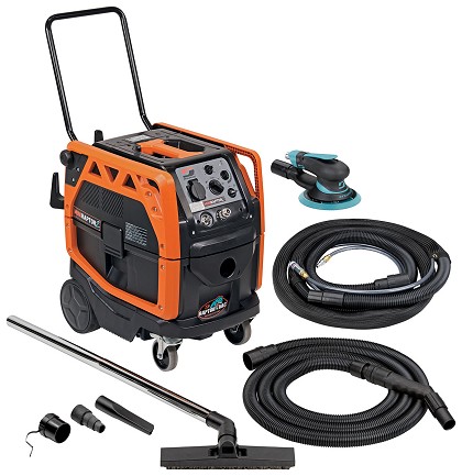 Dynabrade M103EXC | Mini-Raptor 2 VAC Pack Mobile Auto Vacuum System: VAC Kit includes VAC System (64805), 6 inch Extreme ROS (X61VHS) and Cleaning Kit