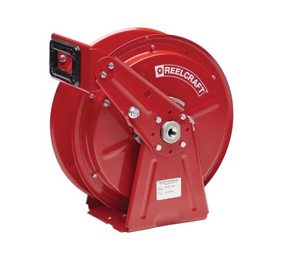 Reelcraft DP7600 OLP | 3/8 in. x 50 ft. Ultimate Duty Dual Pedestal Hose Reel