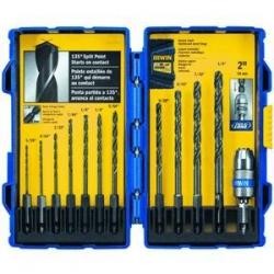 Hanson (Irwin) Tools 4935643 | 12-Piece Black Oxide HSS 1/4