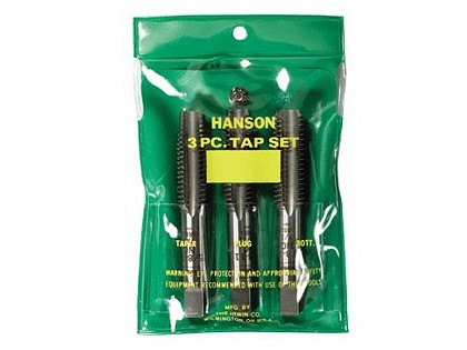 Hanson (Irwin) Tools 2660 | Tap Set Fractional 3 Piece 3/4