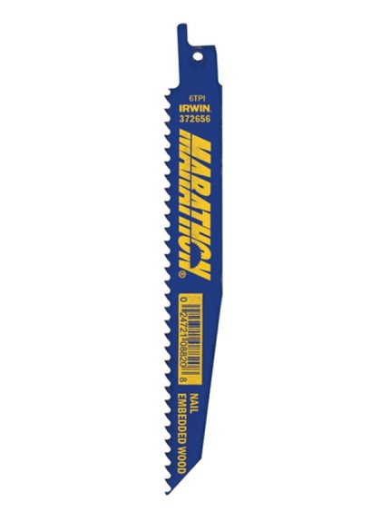 Irwin Industrial Tools 372656P5 | Saw Blade Reciprocating 6 Inch 5 Pack