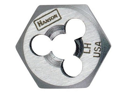 Hanson (Irwin) Tools 7744 | Re-Threading Hexagon Fractional Dies Right and Left-Hand (HCS)