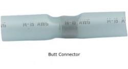Master Appliance 10834 | Butt Connector, Clear, 22–24 AWG, Bag of 50