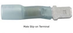 Master Appliance 10540 | 18–20 AWG Red .250 Male Insulated Coupler